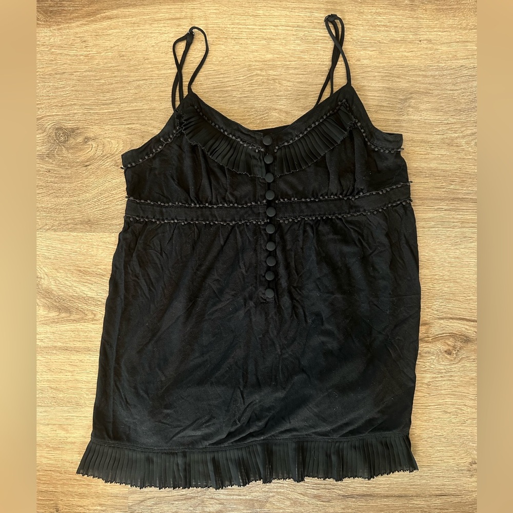 Rare Juicy Couture Y2k 2000’s Babydoll Blouse Pleated Top